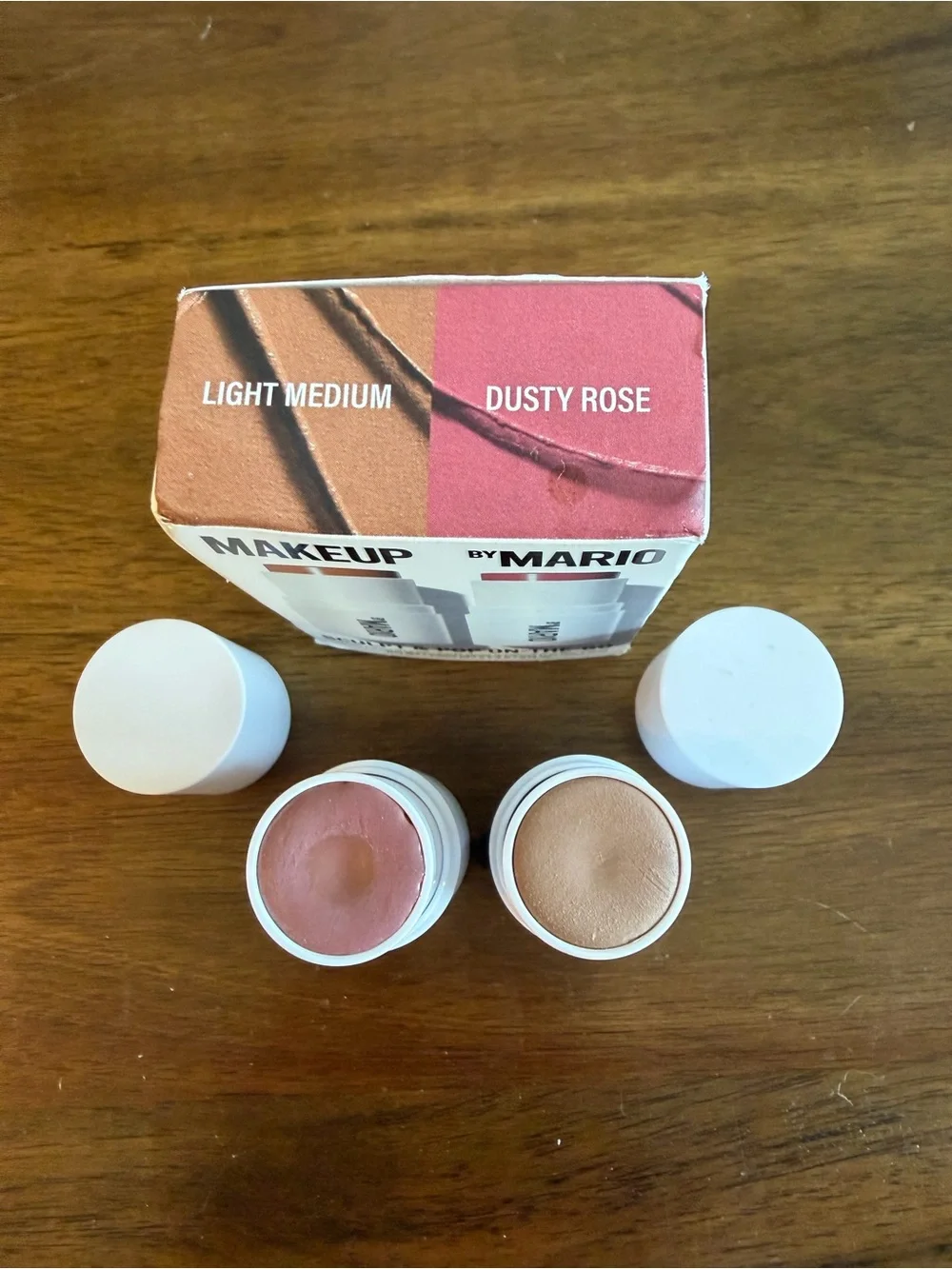 Makeup By Mario Sculpt & Pop On-The-Go Stick Duo — Brown & Pink